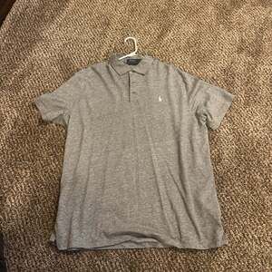 Polo Ralph Lauren Mens Gray Classic Fit Short Sleeve Polo Shirt